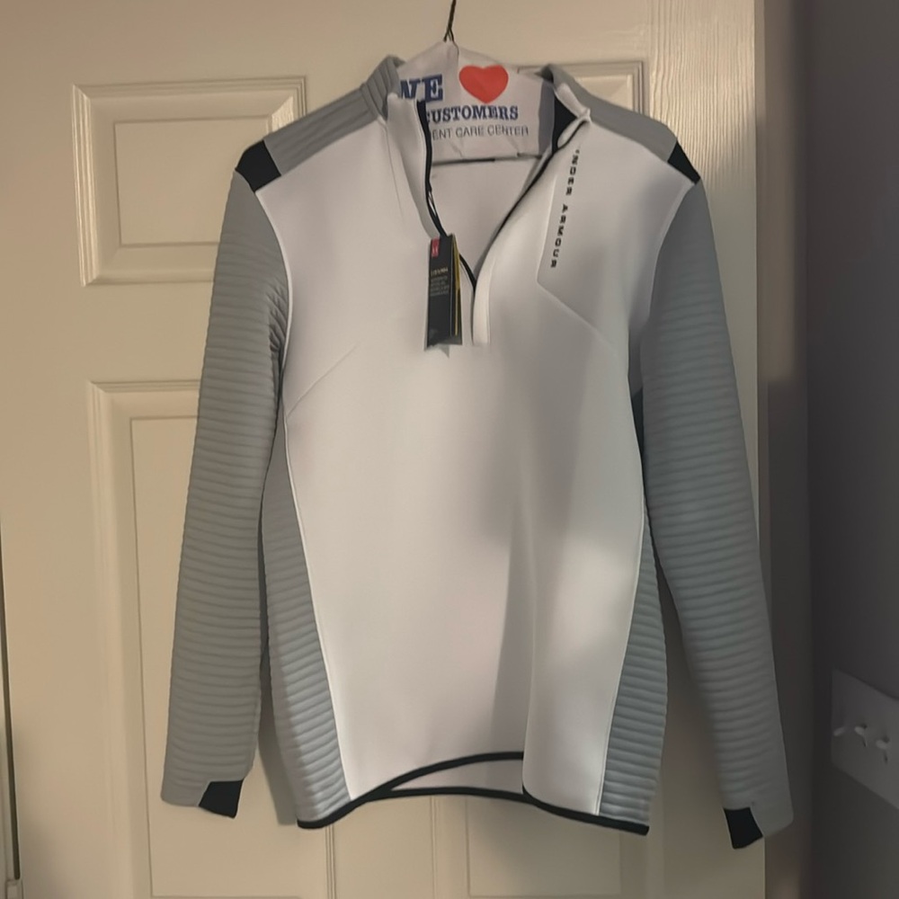 NWT men’s under armour cold gear half zip